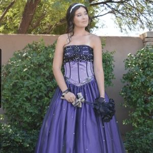 True Timber MC2 Purple Camo Prom Bridemaids Wedding Dress Size 8 NEW